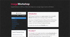 Desktop Screenshot of phpimageworkshop.com